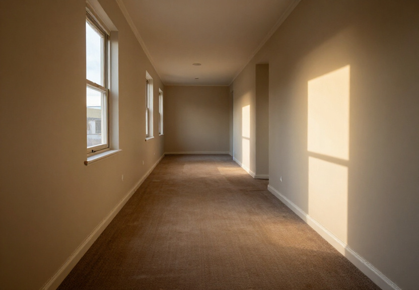 Dry, clean carpet and walls in a Holroyd home after water damage restoration